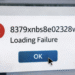 8379xnbs8e02328ws Loading Failure