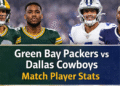 Green Bay Packers vs Dallas Cowboys Match Player Stats