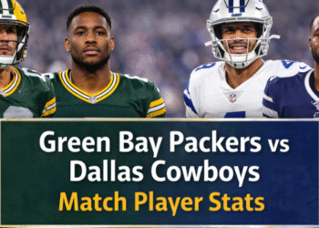 Green Bay Packers vs Dallas Cowboys Match Player Stats