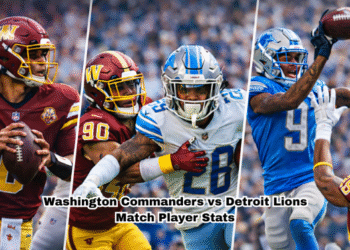 Washington Commanders vs Detroit Lions Match Player Stats