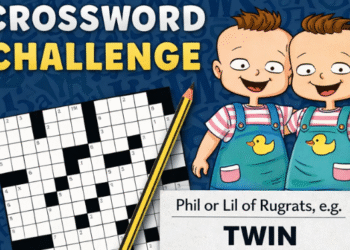 Phil or Lil of Rugrats Crossword