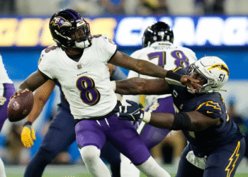 Baltimore Ravens vs Chargers Match Player Stats
