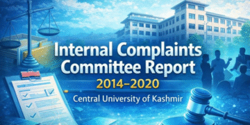 Internal+complaints+committee+report+2014-2020+central+university+of+kashmir